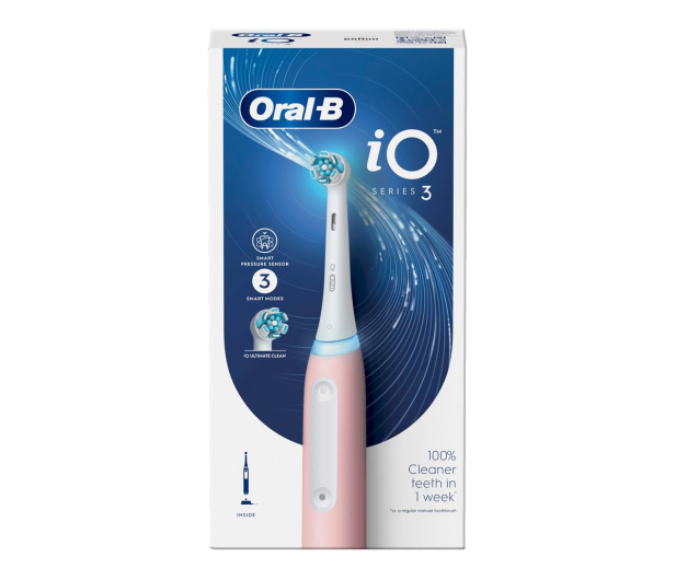 Oral-B Szczoteczka magnetyczna iO3 (pudrowy róż) - 1163004 - zdjęcie 3